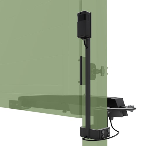 TraumGarten SYSTEM BOARD/GLAS Doppeltor auf Maß mit E-Antrieb
