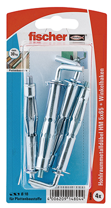 FISCHER Hohlraum-Metalldübel HM 5x65 HK (4 St.)