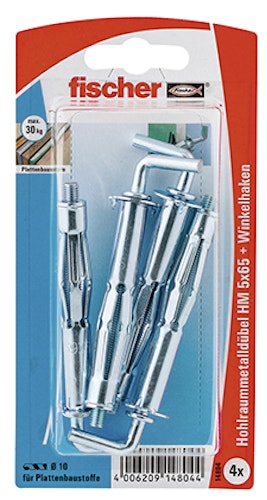 FISCHER Hohlraum-Metalldübel HM 5x65 HK (4 St.)