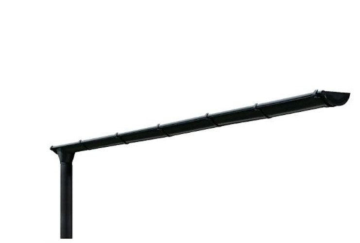 Skan Holz Metall-Regenrinnen-Set 335 cm, anthrazit für CrossCube 4 und Cube XXL