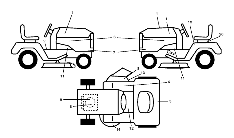 Husqvarna Gartentraktoren 96011026402 LT 131