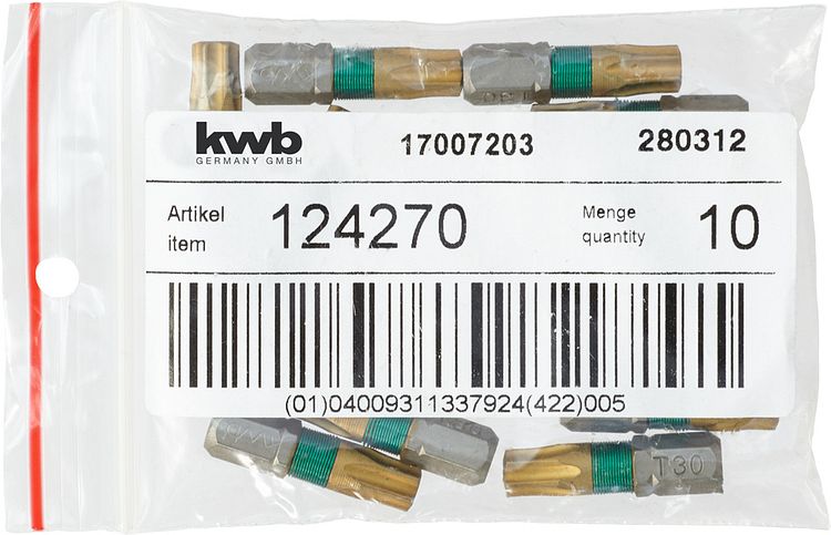 kwb Bit 25mm Torx 30 Titan LS 124270