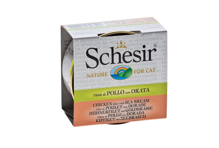 Schesir in Kochbrühe 70g Dose Katzennassfutter