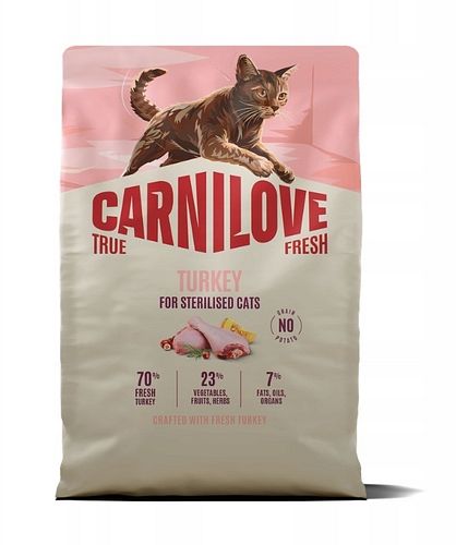 Carnilove True Fresh Sterilised Pute Katzentrockenfutter