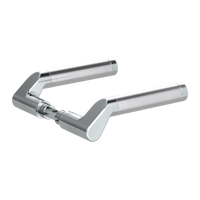 GRIFFWERK Griffpaar für Schlosskasten CORINNA3 - Chrom/Edelstahl