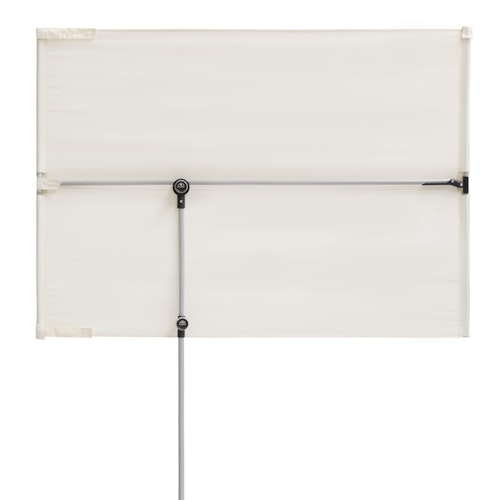 doppler Balkonblende ACTIVE 180 x 130, Stahl Silber / Polyester 180 g/m²