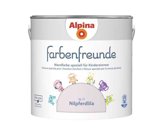 Alpina Farbenfreunde Nr. 17 Nilpferdlila 2,5 Liter matt