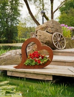 Badeko Herz-Set „Lydia“ (55 cm & 80 cm) zum Bepflanzen