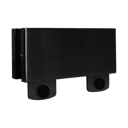 Vorschaubild Griffwerk Pivot PT70- schwarz matt Mittelbeschlag oben inkl. Anschlag - für 2-flügelige Glasanlage- 8-12mm