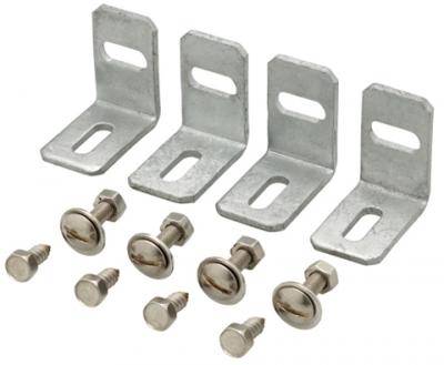 Zaunsystem Madrid Befestigungs-Set-anthrazit metallic