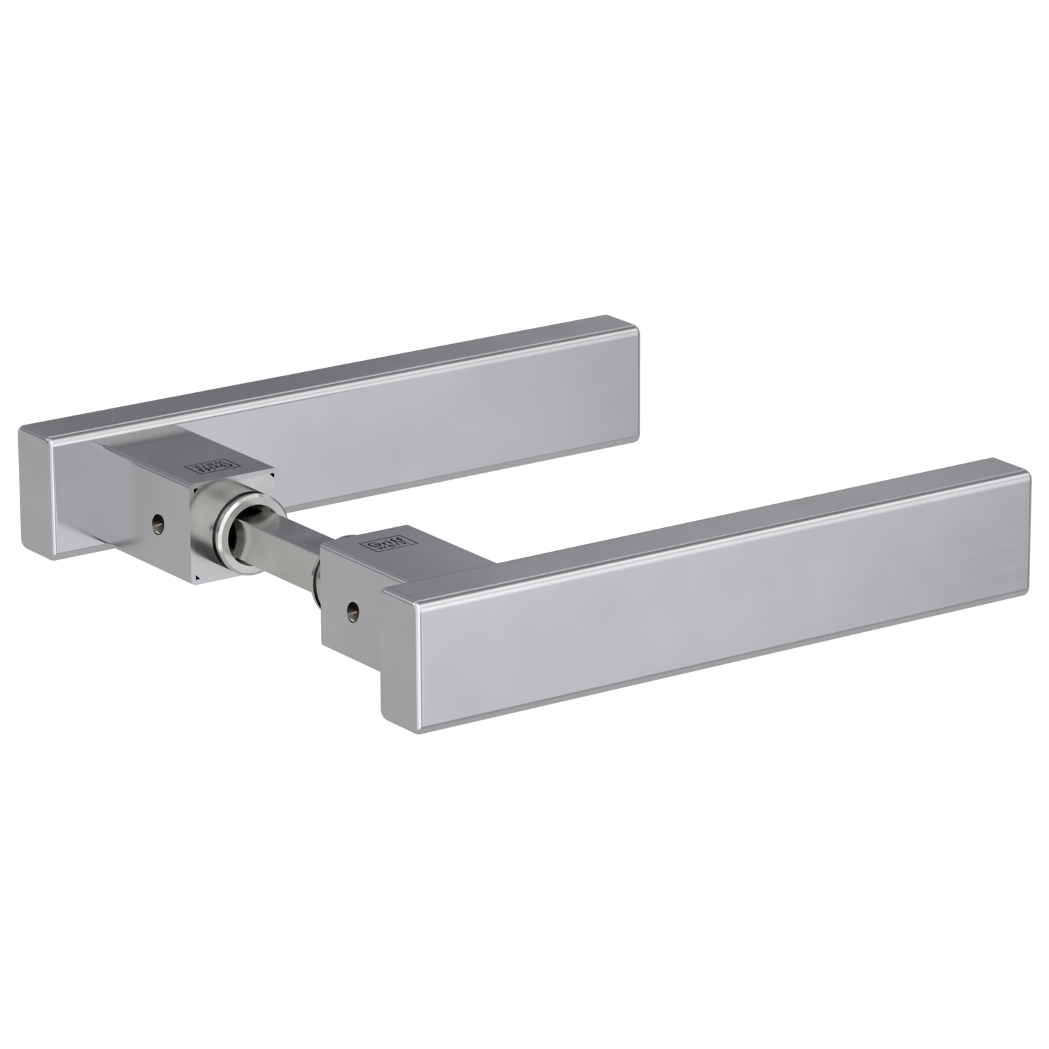 GRIFFWERK Griffpaar für Schlosskasten METRICO PROF Edelstahl matt