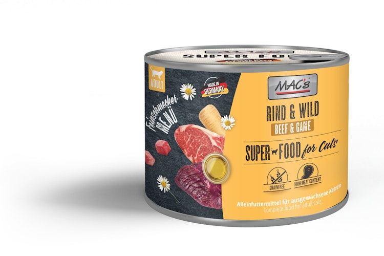 MAC's Cat Feinschmecker Menü 200g Dose Katzennassfutter