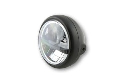 HIGHSIDER pro 5 3/4 Zoll Scheinwerfer Pecos Typ 5 LED Schwarz, Schwarze Streuscheibe, Seitliche Befestigung