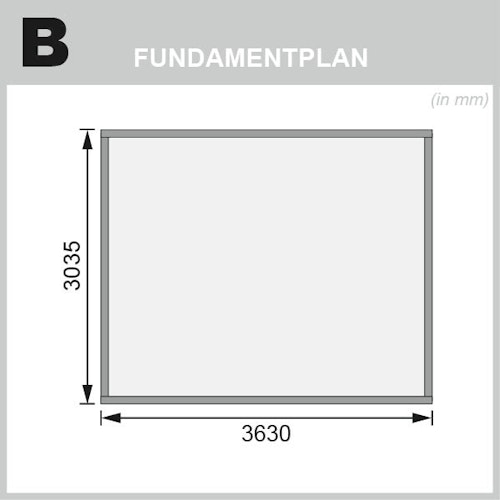 Karibu Woodfeeling Gartenhaus Northeim 4 - 38 mm