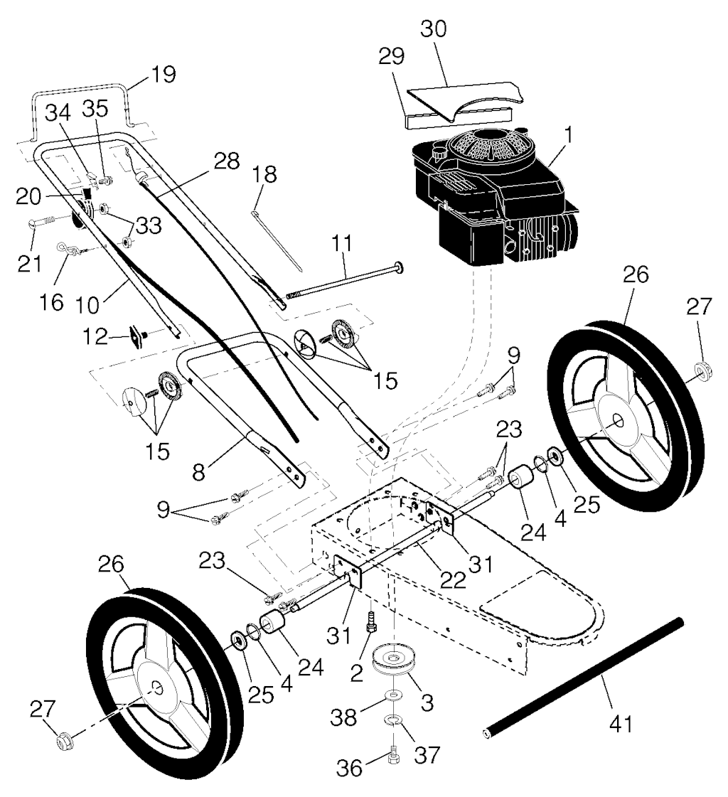 Explosionszeichnung Ersatzteile
