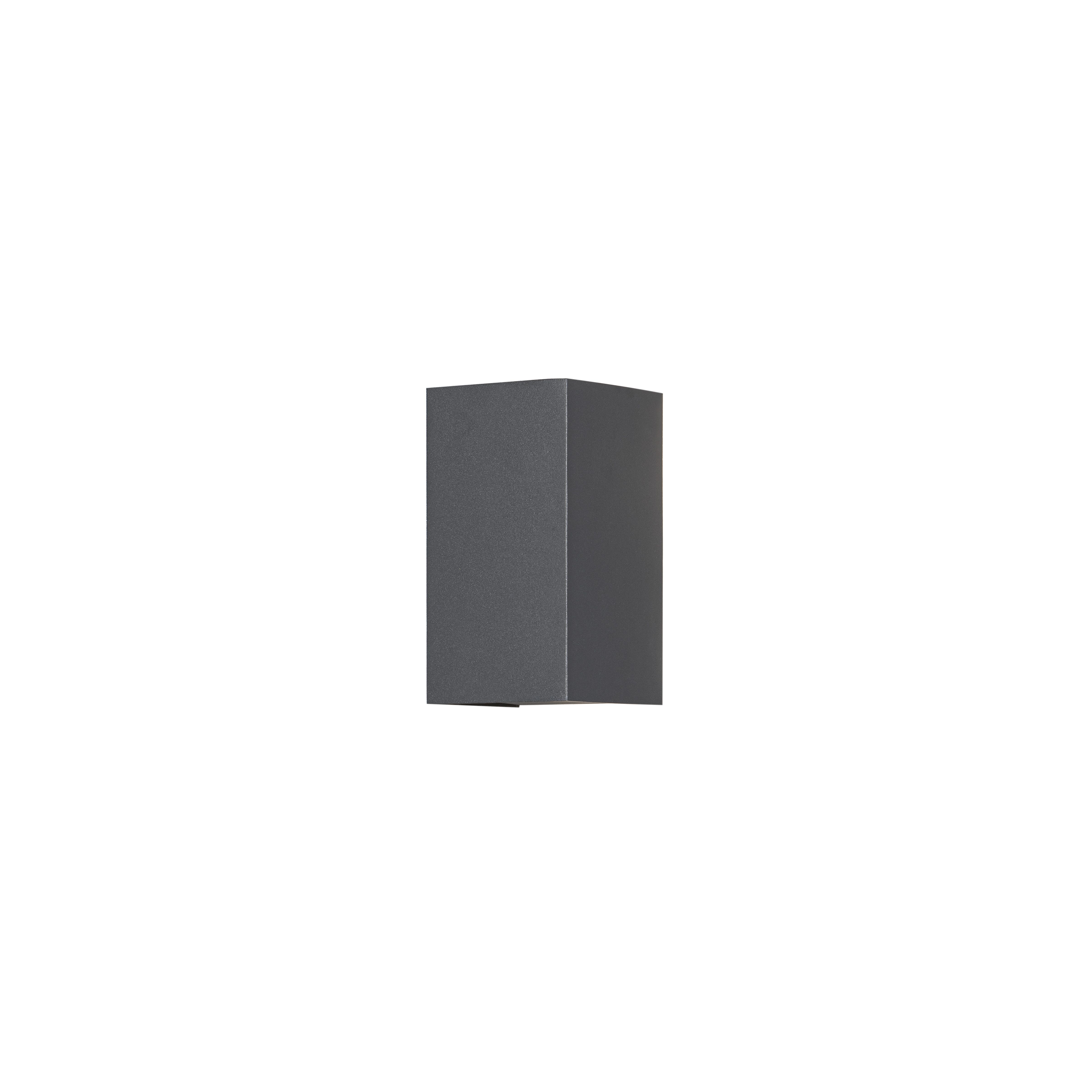 Konstsmide Wandleuchte Cremona, anthrazit, HighPowerLED  3x3W, mit Rückwandleuchte (7871-370)