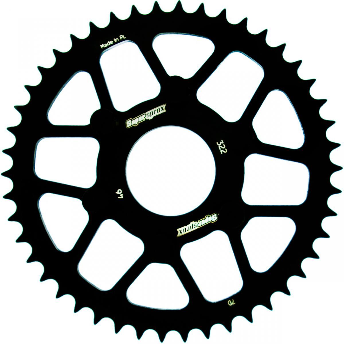 Supersprox Stahl-Kettenrad 415 46Z (Schwarz)
