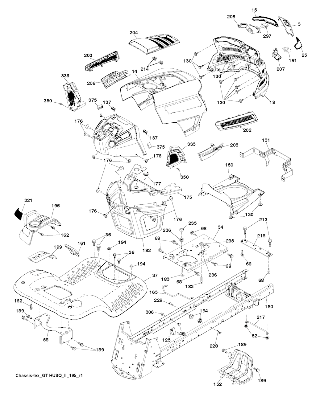 Explosionszeichnung Ersatzteile