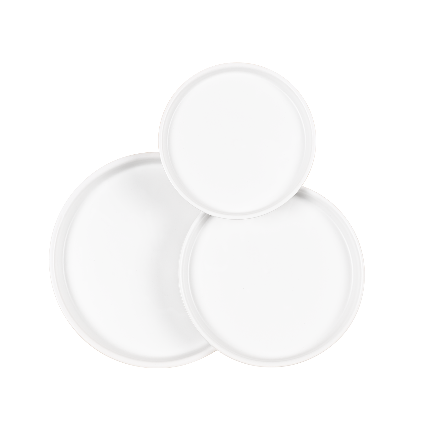 Plate Pamu, creme