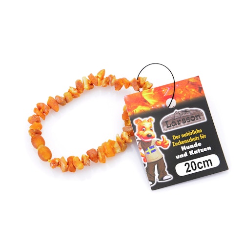 Larsson Bernsteinketten für Hunde und Katzen Zeckenschutz