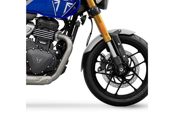 BODYSTYLE Kotflügelverlängerung vorne ABS Kunststoff schwarz-matt für TRIUMPH Speed 400 