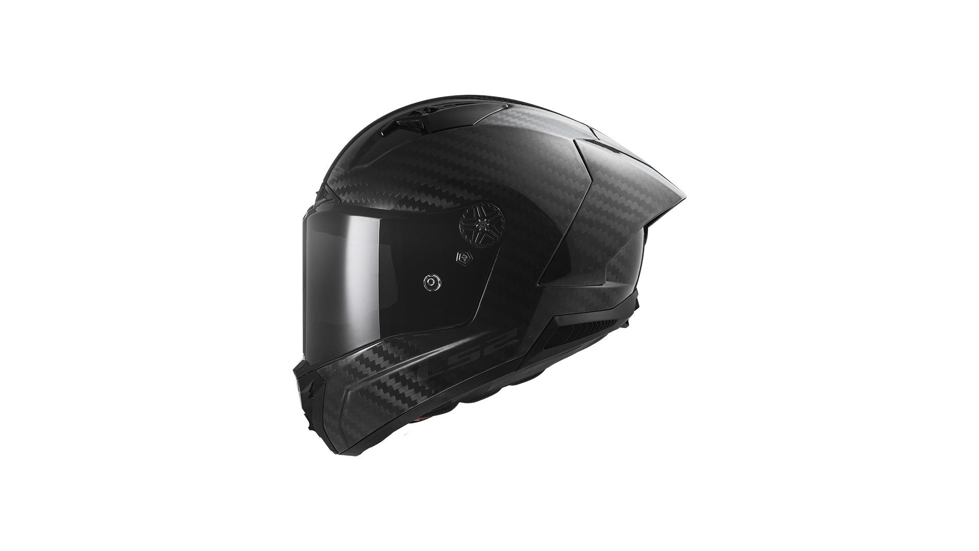 LS2 Integralhelm FF805 Thunder Carbon GP Aero M Schwarz Carbon