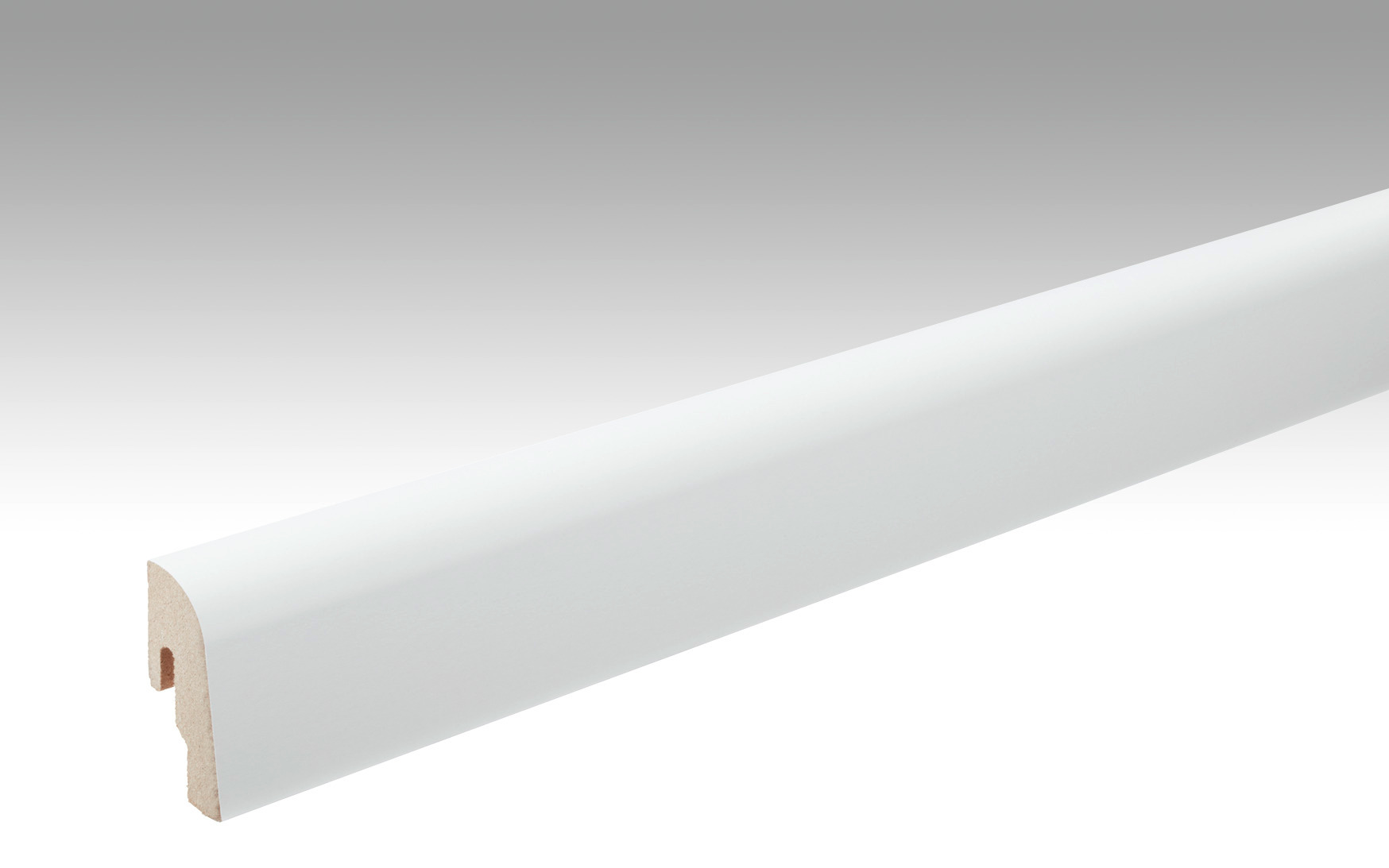 MEISTER Fussleiste Profil 2PK  Uni weiß glänzend DF 324 - 2380 mm
