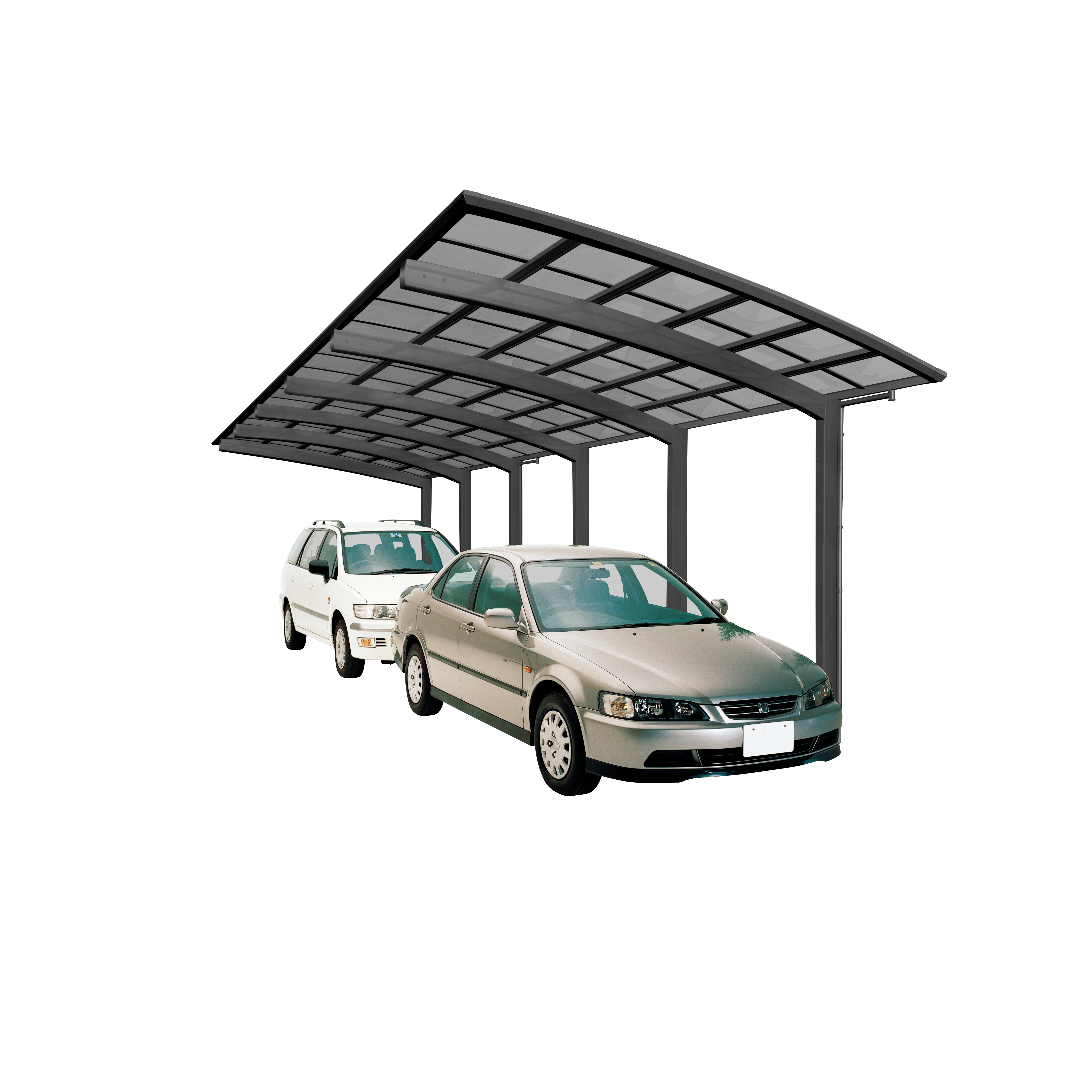 Ximax Carport Portoforte Typ 110 Tandem 982 x 270 cm-schwarz