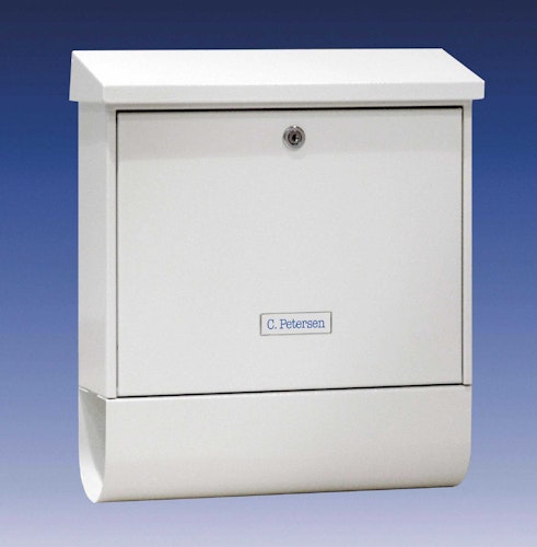 Burg Wächter Briefkasten-Set Nordland weiss 20867 W