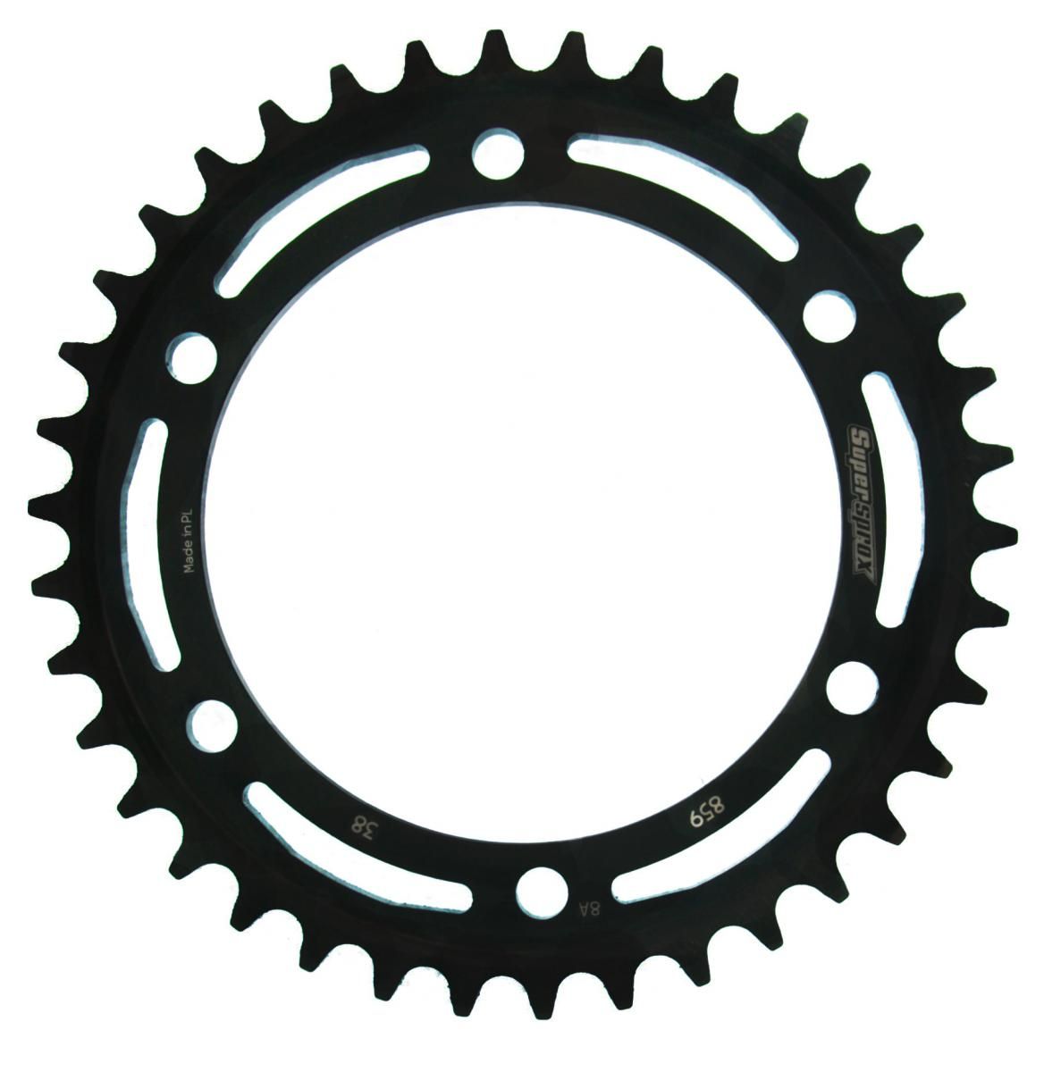 Supersprox Stahl-Kettenrad 530 38Z (Schwarz)