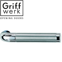 GRIFFWERK Griffpaar für Schlosskasten SIMONA -Chrom/Edelstahl