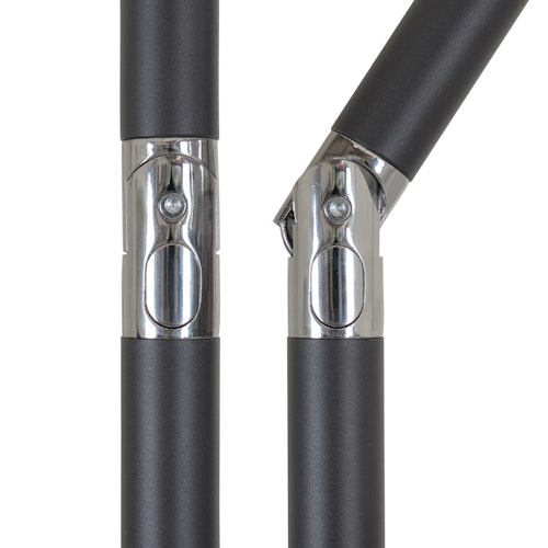 doppler Mittelmastschirm SUNLINE 185 x 120 Waterproof, Stahl Anthrazit / 100 % Polyester 180 g/m²