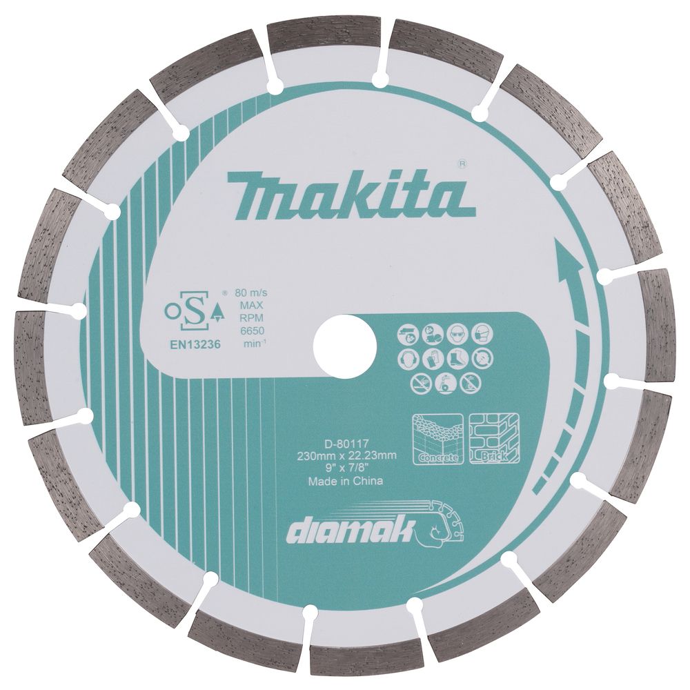 Makita Diamak 230mm Diamanttrennscheibe D-80117