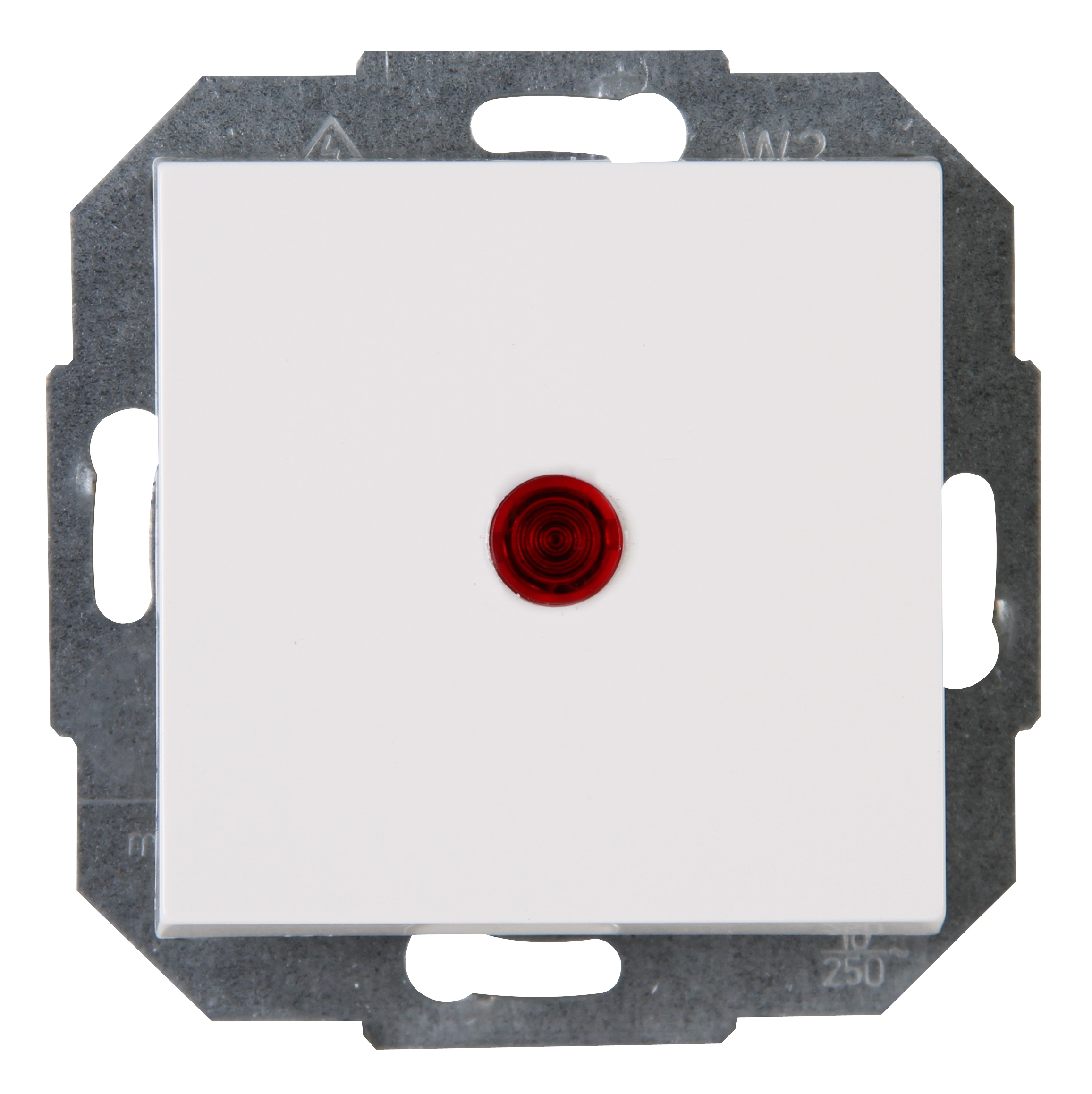 Kopp Kontrollschalter ATHENIS rein-weiß, beleuchtet