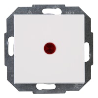 Kopp Kontrollschalter ATHENIS rein-weiß, beleuchtet