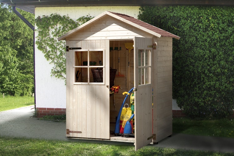 Weka 14 mm Garten- und Terrassenschrank 351/357 mit Satteldach