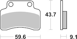SBS Scooterbelag 141HF Street Ceramic