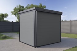 Wolff Finnhaus Metall-Dachrinnenset 290 cm mit 1 Fallrohr für Ulrik & Linnea