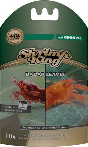 DENNERLE Shrimp King Dadap Leaves (10 Stück)