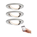 Vorschaubild Paulmann LED Einbauleuchte Smart Home Nova Plus Coin Basisset schwenkbar