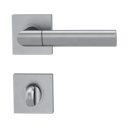 Vorschaubild Griffwerk Türgriff MONICA QUATTRO Schraubrosette- Perla Silbermatt
