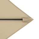 Vorschaubild doppler Mittelmastschirm LIFE 250 x 200 Lift, Aluminium Anthrazit / 100 % Polyester 180 g/m²