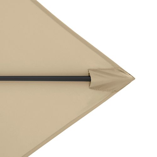 doppler Mittelmastschirm LIFE 250 x 200 Lift, Aluminium Anthrazit / 100 % Polyester 180 g/m²