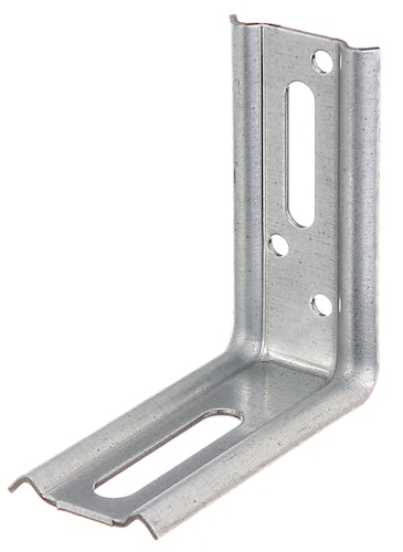 Alberts® Verstellwinkel 90° geprägt mit Langloch  70x70x30 mm