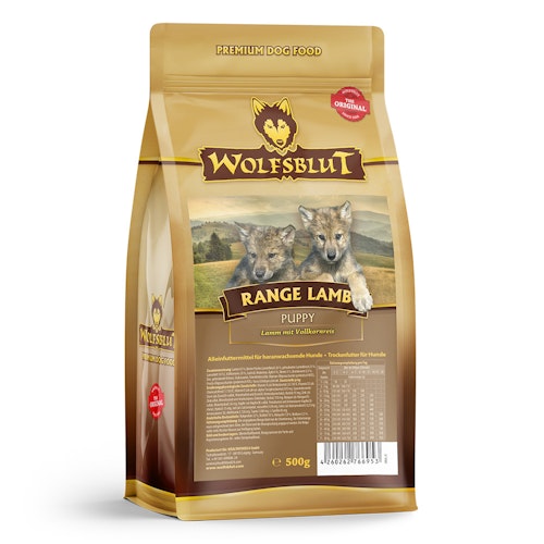 WOLFSBLUT Range Lamb Puppy Lammfleisch und Reis Hundetrockenfutter