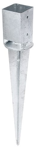 Alberts® Einschlaghülse 750mm mit verstellbarem Topf für verschiedene Pfostenstärken