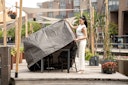 Winza Outdoor Covers Premium Abdeckhaube für Tisch + 6/8 Stühle, 245 x 150 x 95 cm