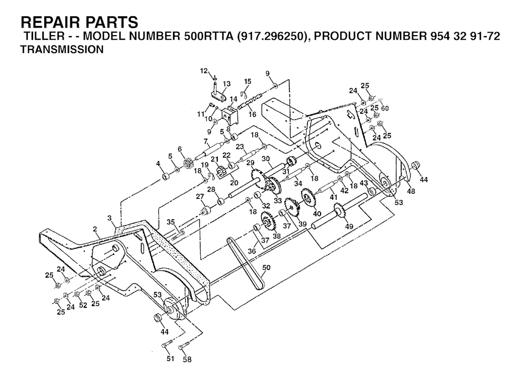 Explosionszeichnung Ersatzteile