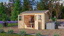 Vorschaubild Karibu Woodfeeling Gartenhaus Felsenau 3/4/5 - 38 mm