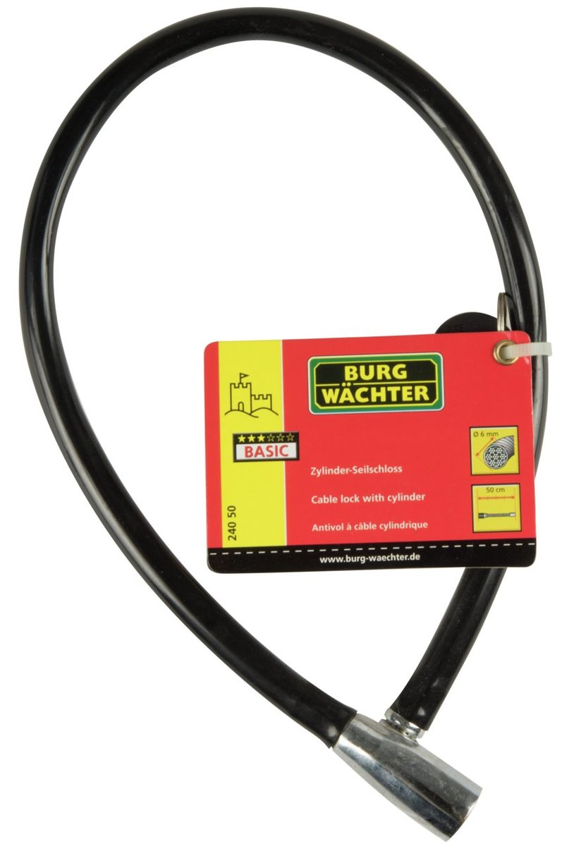 Burg Wächter Zylinderkabelschloss 240 50